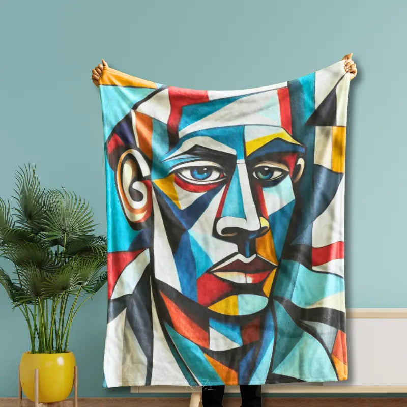 Cubist African American Kingman Throw Blanket  Kozzyco Home Goods