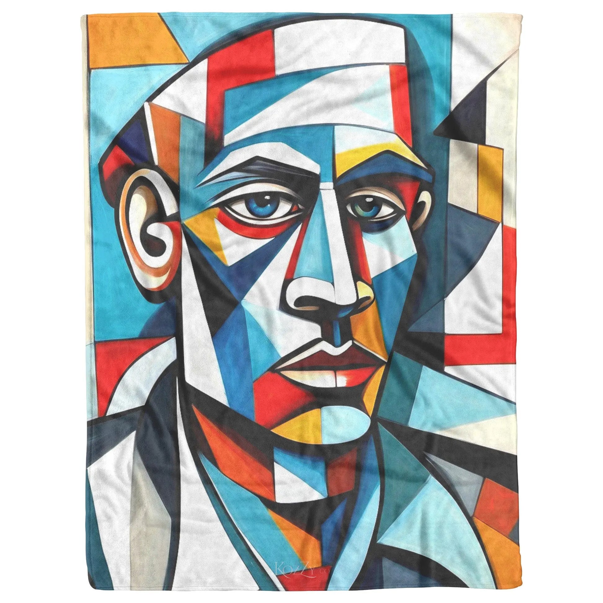 Cubist African American Kingman Throw Blanket  Kozzyco Home Goods