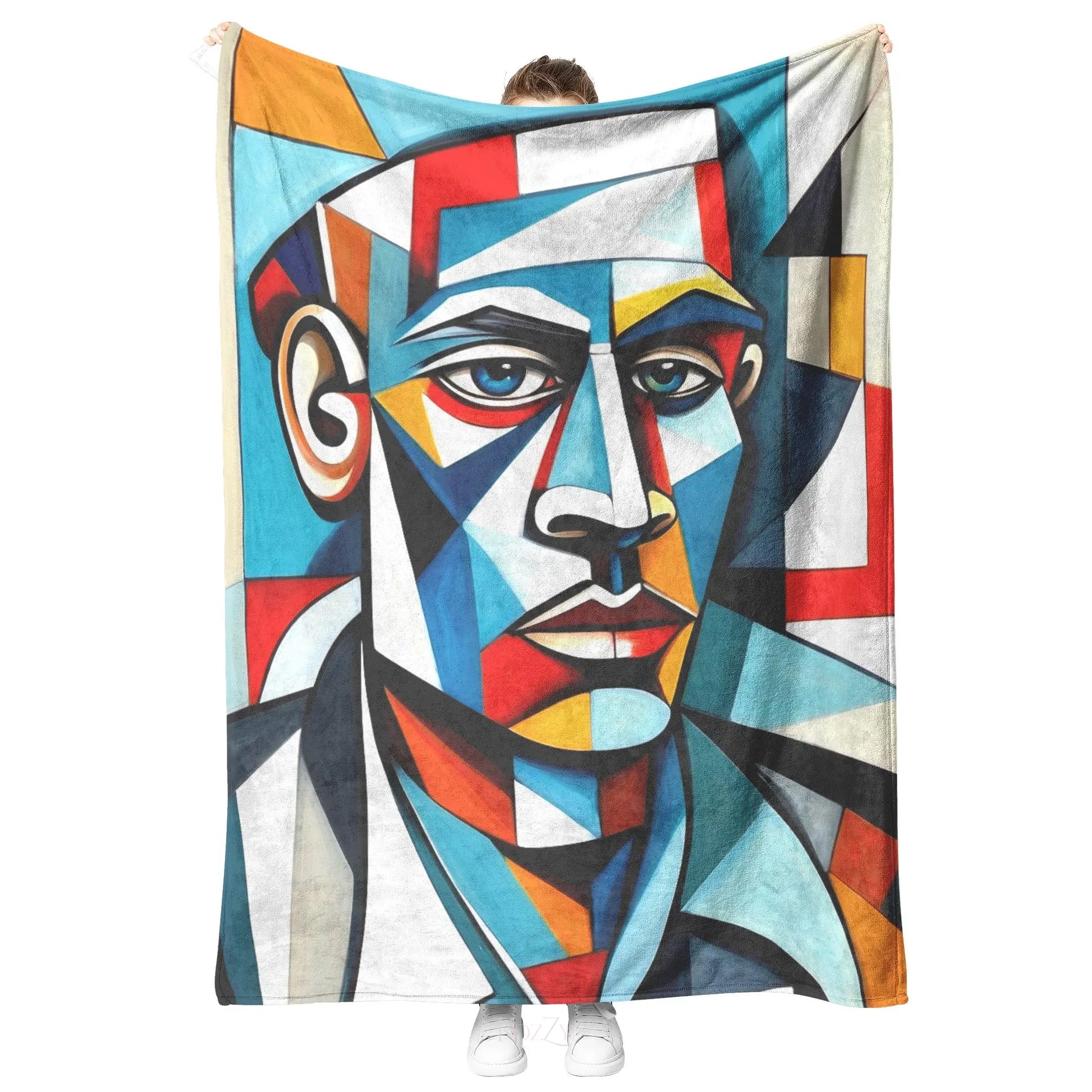 Cubist African American Kingman Throw Blanket  Kozzyco Home Goods