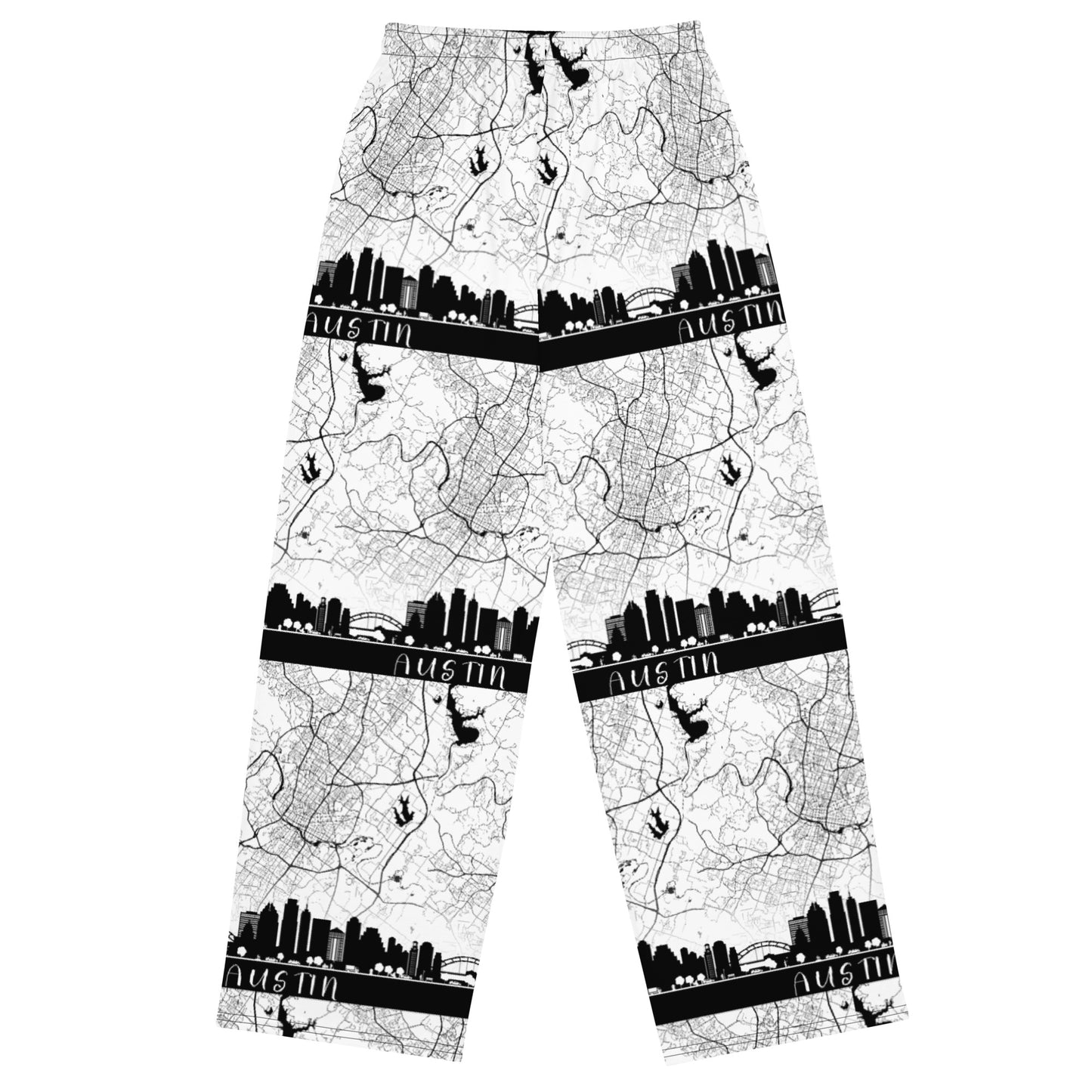 Austin City Map & Skyline Pajamas - Kozzyco