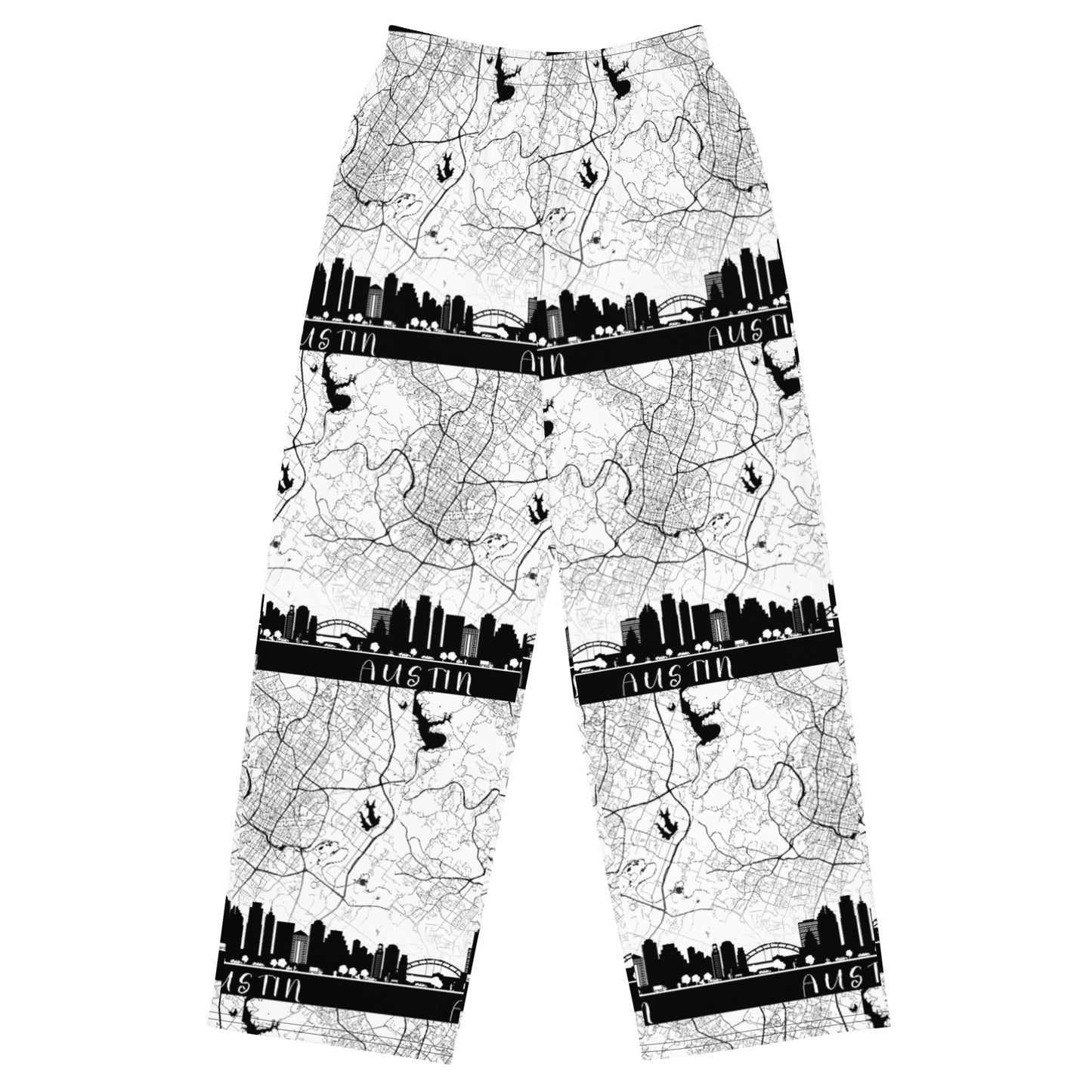 Austin City Map & Skyline Pajamas - Kozzyco