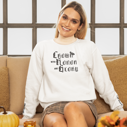 Psalm 8:5 Embroidered Crewneck Sweatshirt - Kozzyco