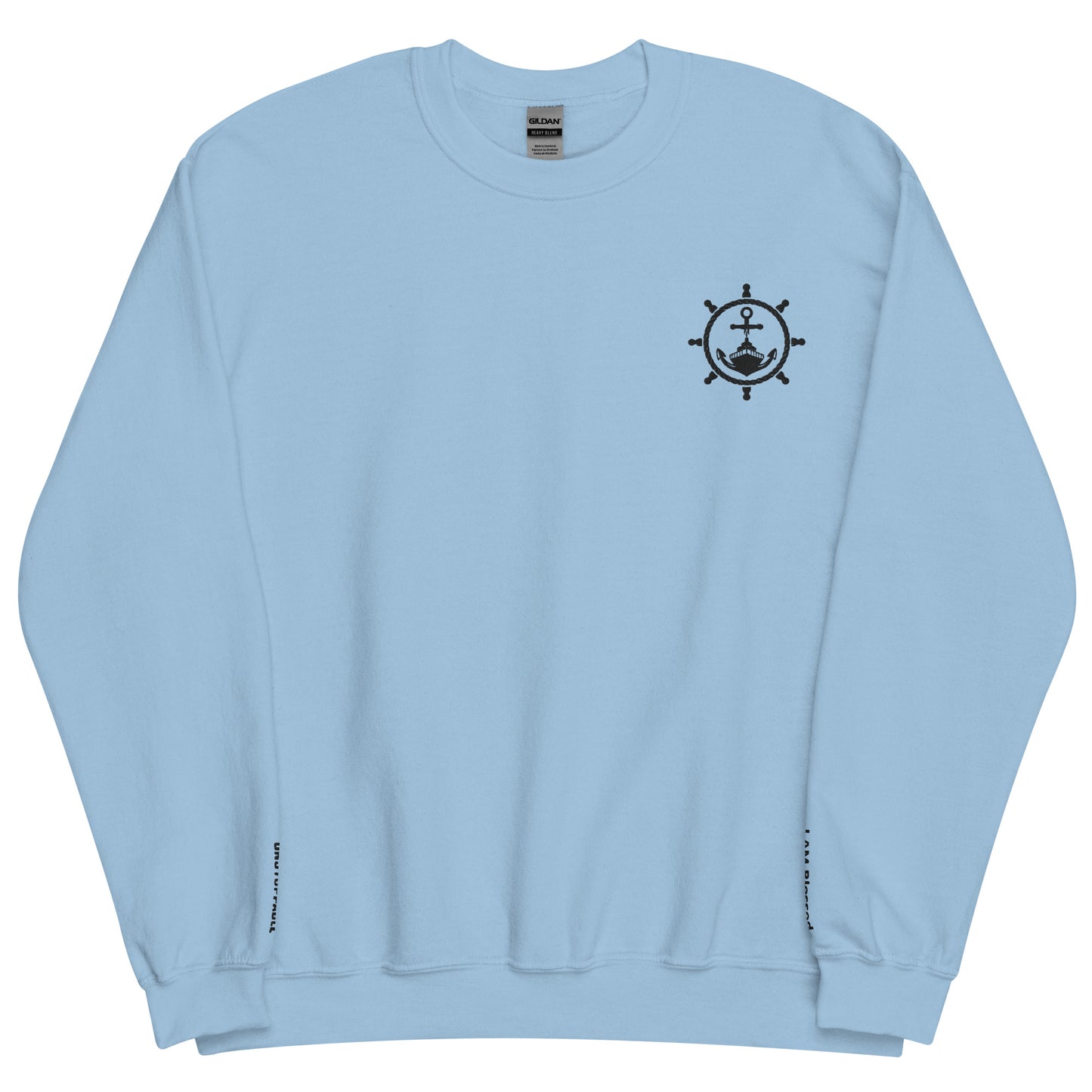 Embroidered Trust in God Crewneck Sweatshirt - Kozzyco