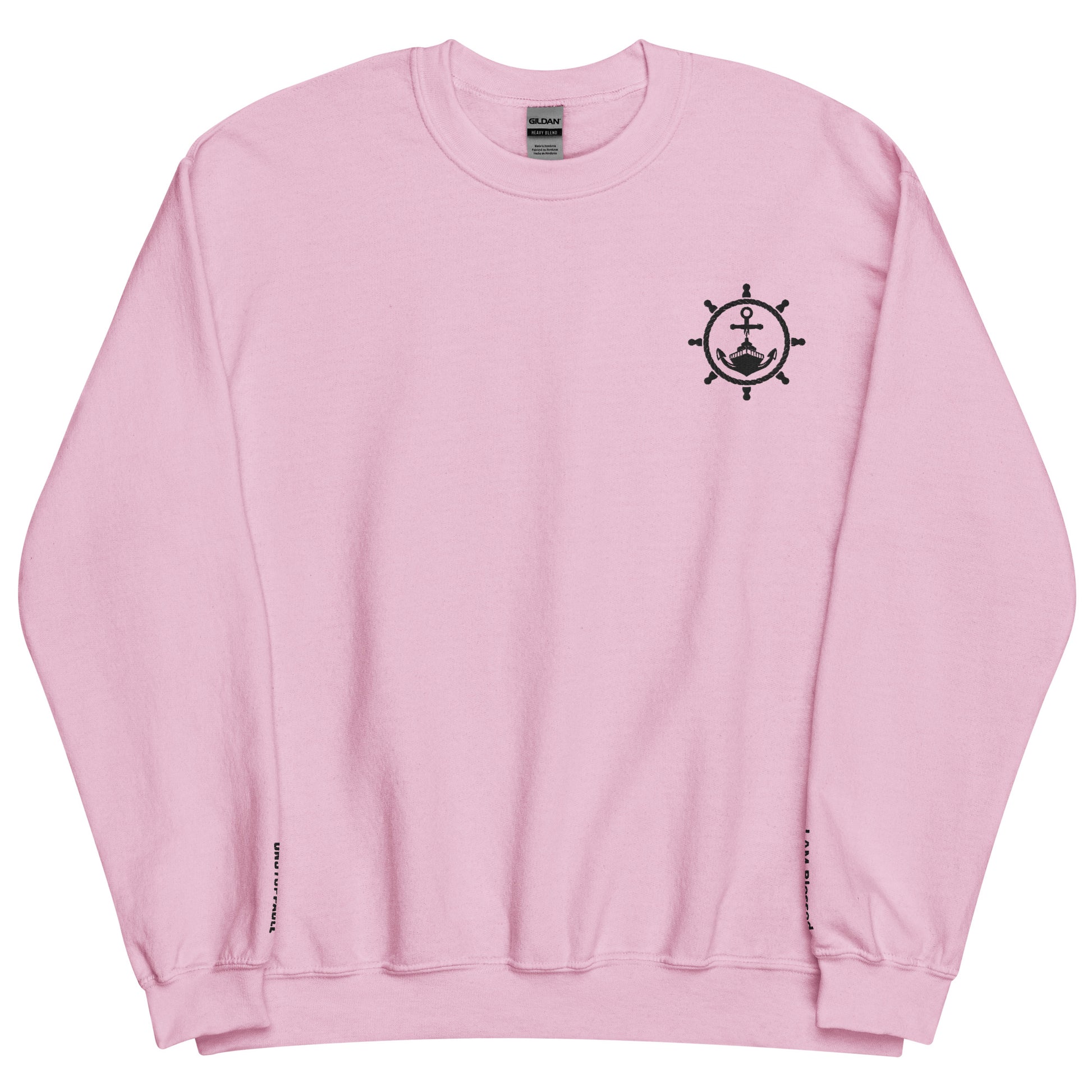 Embroidered Trust in God Crewneck Sweatshirt - Kozzyco