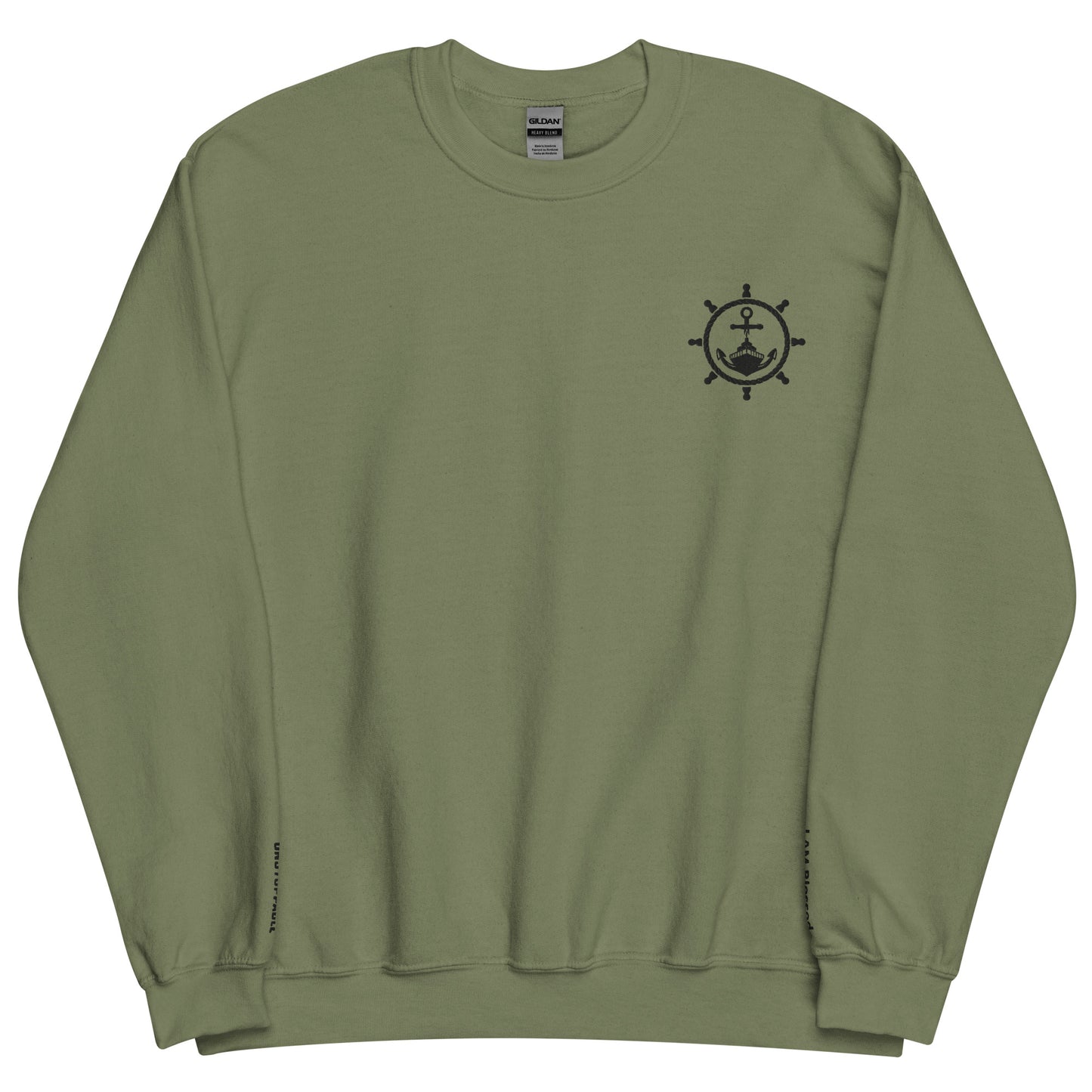 Embroidered Trust in God Crewneck Sweatshirt - Kozzyco