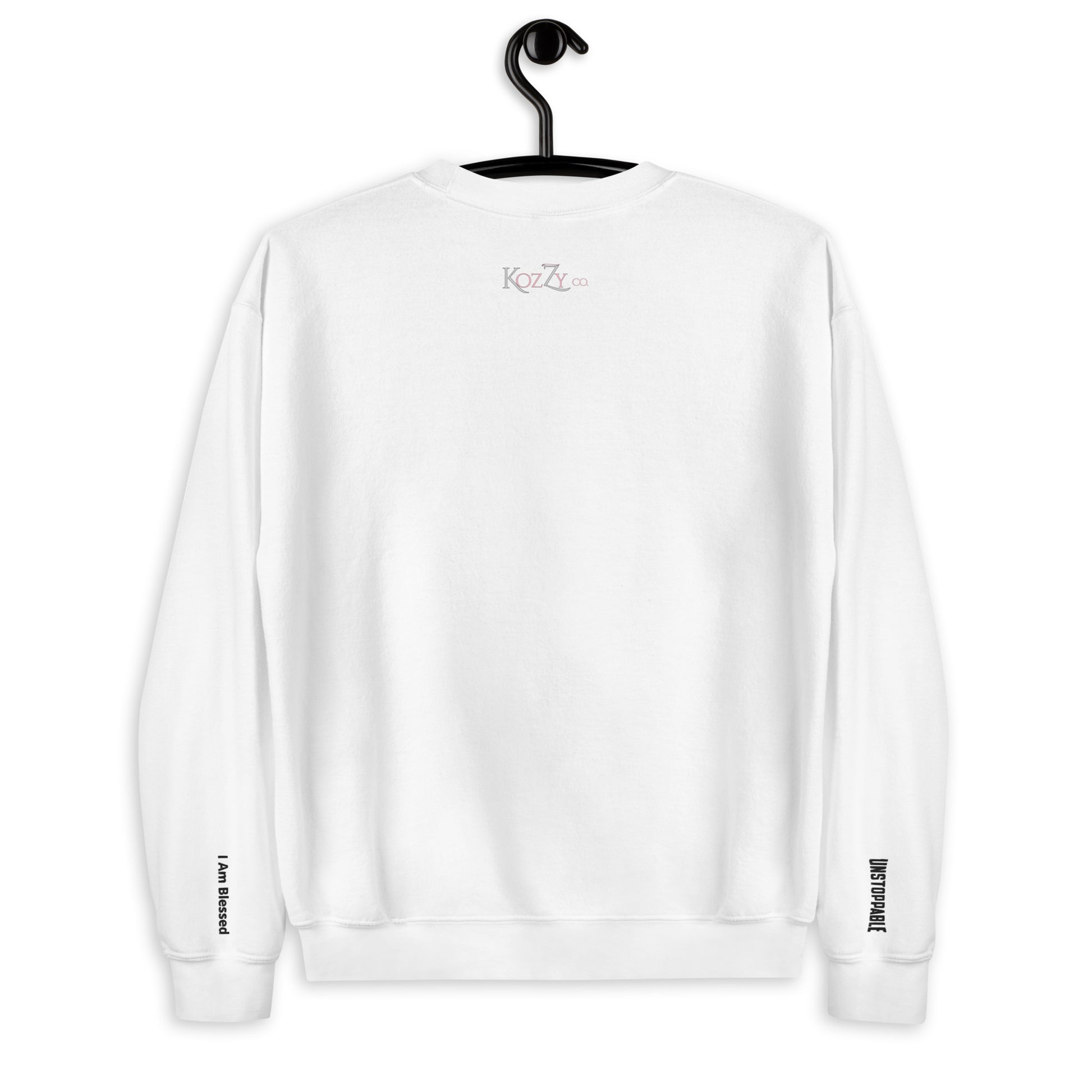 Embroidered Riches Honor Long Life Crewneck Sweatshirt - Kozzyco