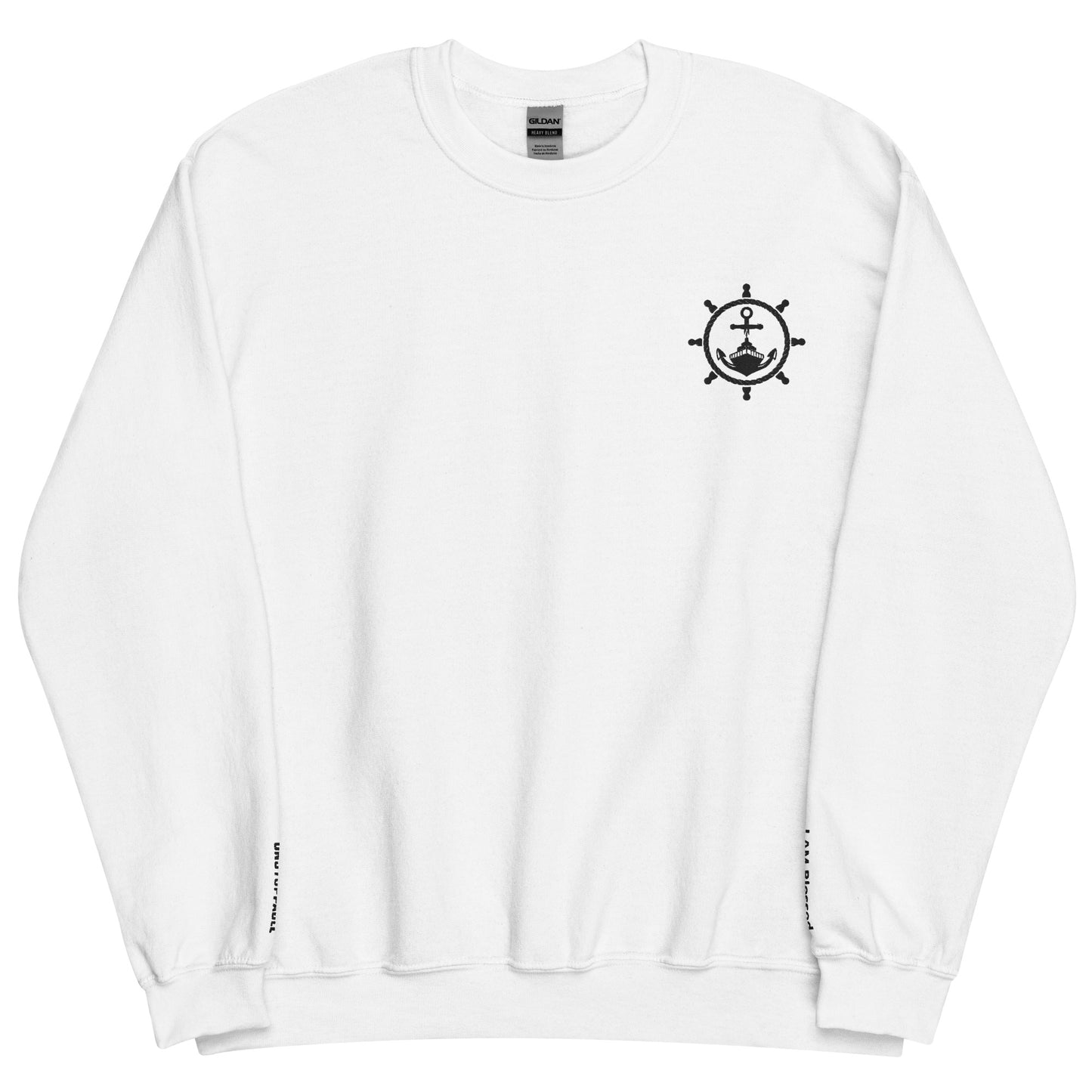 Embroidered Trust in God Crewneck Sweatshirt - Kozzyco